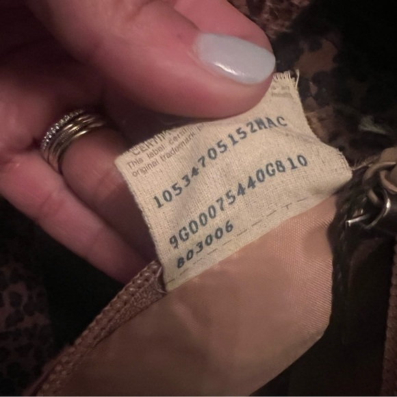 BOTTEGA VENETA VINTAGE Nylon and Faux Hair Leopard Mini Hobo - Picture 8 of 16